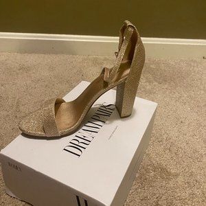 Gold Sparkly Heels